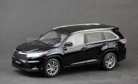 1/18 Toyota 2014 All New Highlander Dealer Ed 8 Seats Black