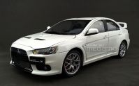 1/18 CSM Mitsubishi Lancer X Evolution EVO BBS Wheel RHD White dealer Ed